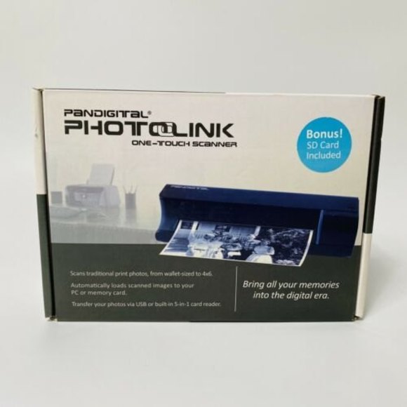 Pandigital Photolink One Touch Photo Scanner with Bonus SD Card  Model PANSCN01 - Picture 1 of 12